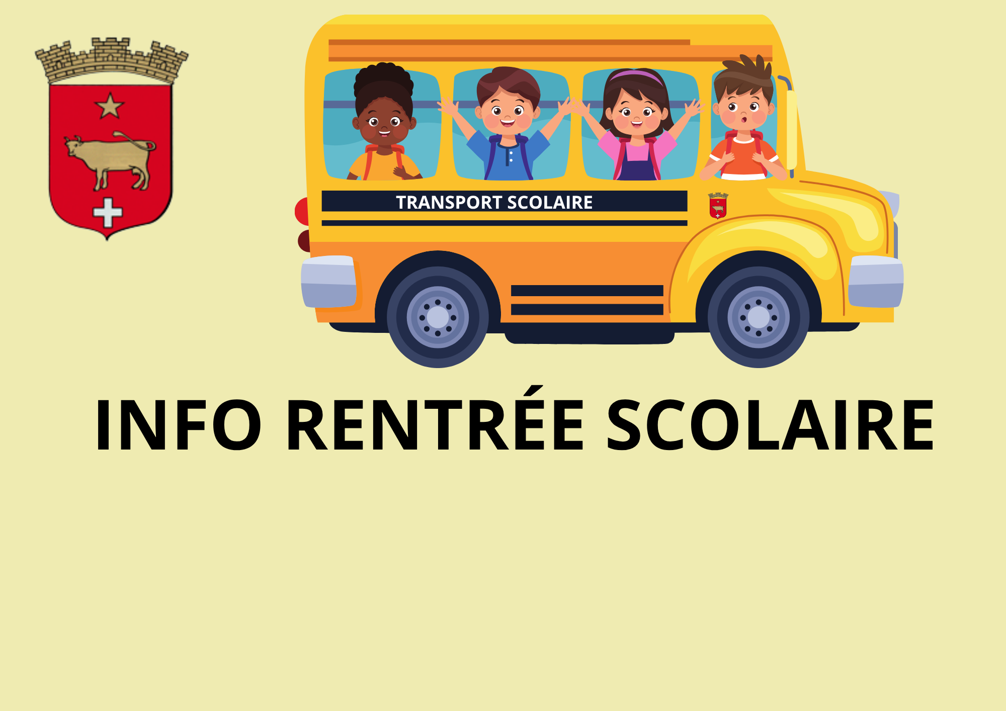 INFORMATION IMPORTANTE TRANSPORT SCOLAIRE