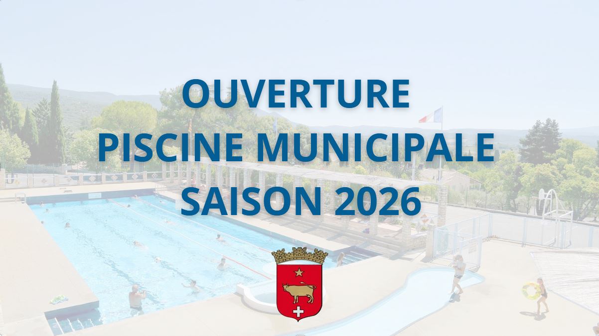 OUVERTURE PISCINE SAISON 2026