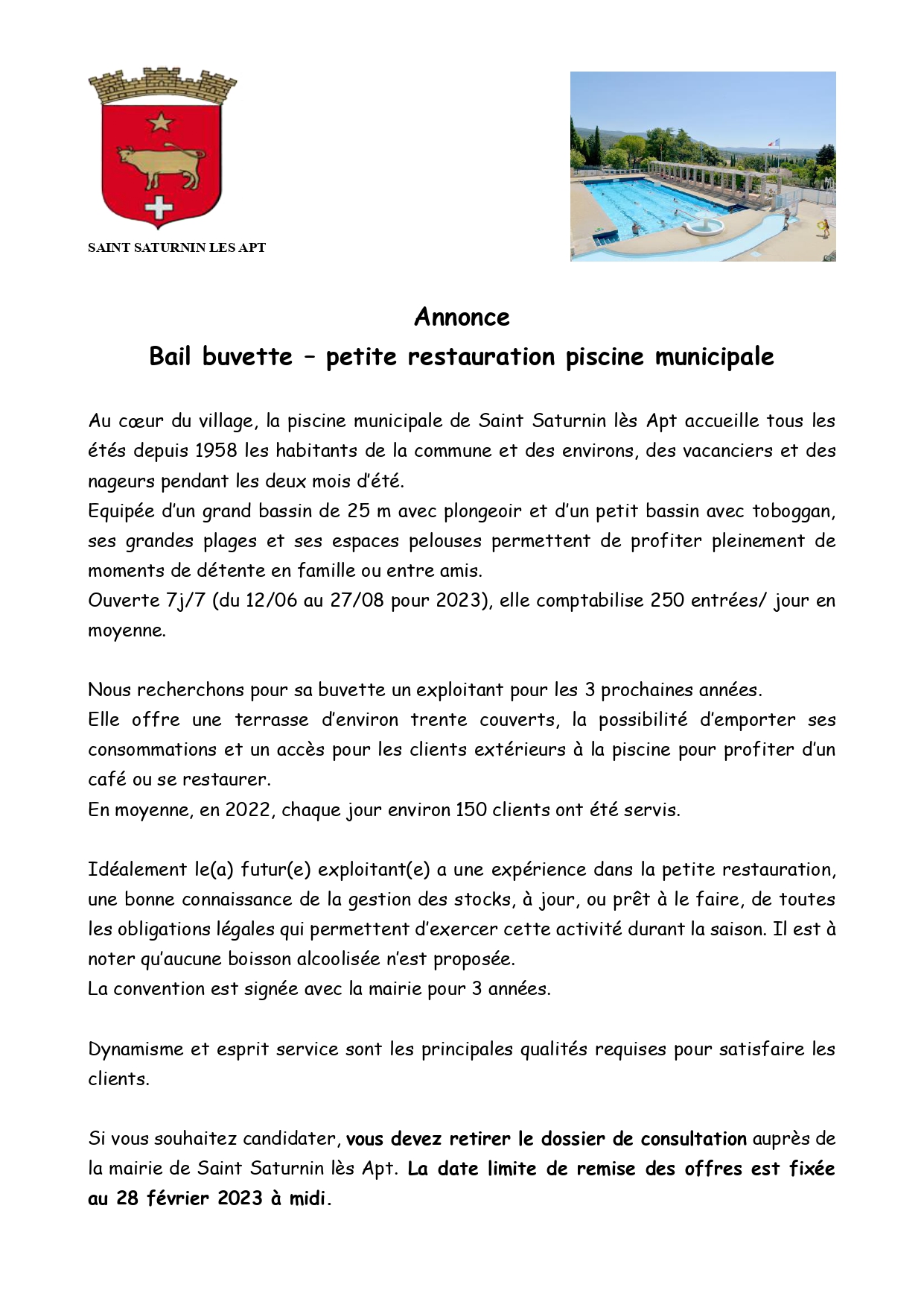Dossier consultation - City Stade