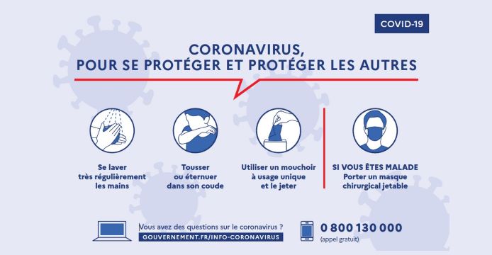 INFOS ECOLE - CORONAVIRUS